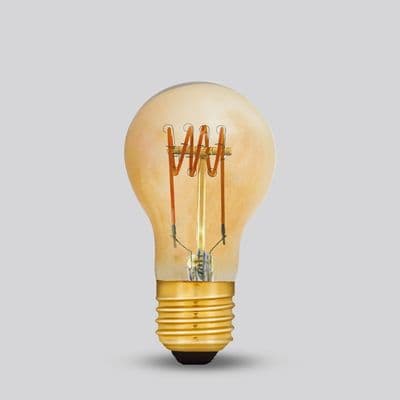 Soho Lighting E27 Vintage Sunset GLS Dimmable LED Bulb A60, 4W, 1800K, High CRI