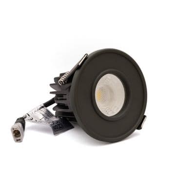 Soho Lighting Heritage Bronze LED Downlights, Fire Rated, Fixed, IP65, CCT Switch, High CRI Dimmable