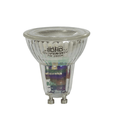 Soho Lighting LED GU10 Bulb 2800K Warm White 240V 7W Dimmable High CRI
