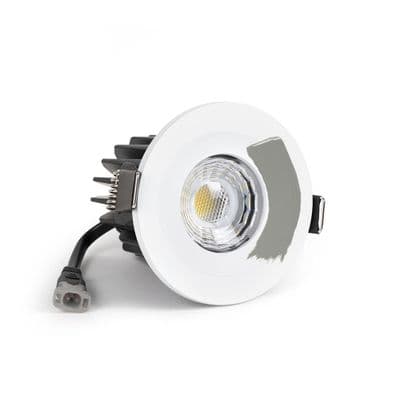 Soho Lighting Primed Paintable Integrated LED Downlight Fire Rated IP65 CCT Switch High CRI Dimmable