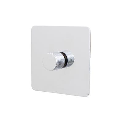 Soho Polished Chrome 1 Gang 1 or 2 Way 150W LED Dimmer Switch Vintage SS-SH-1K-LTS201-PC