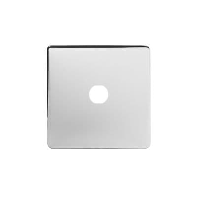 Soho Polished Chrome 1 Gang CM Circular Grid Module Plate SS-SH-20-GRD132-PC