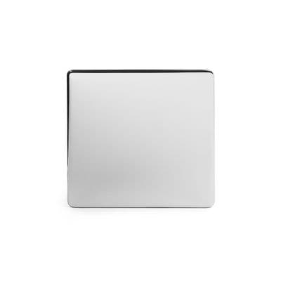 Soho Polished Chrome 1 Gang Single Blank Plate SS-SH-20-PLT501-PC