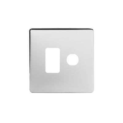 Soho Polished Chrome 2 Gang 1RM+1CM Dual Grid Module Plate SS-SH-20-GRD120-PC