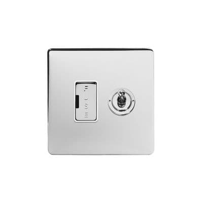 Soho Polished Chrome Toggle Switched Fused Spur 13A DP SS-SH-20-ISO320-PCW