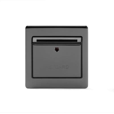 Soho SS-SH-10-ISO102-BNB 32A Hotel Key Card Switch Flat Plate Black Nickel