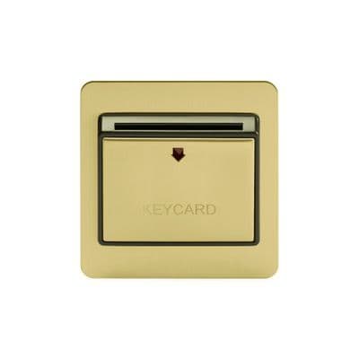 Soho SS-SH-20-ISO102-BBB 32A Hotel Key Card Switch Brushed Brass