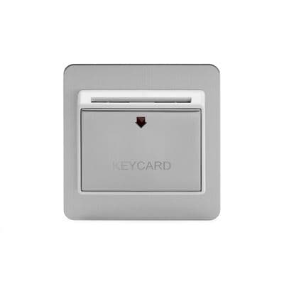 Soho SS-SH-20-ISO102-BCW 32A Hotel Key Card Switch Brushed Chrome