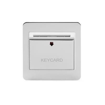 Soho SS-SH-20-ISO102-PCW 32A Hotel Key Card Switch Polished Chrome