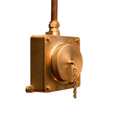 Soho SS-SH-50-SKO101-RB Chelsea Solid Brass 1 Gang IP66 Outdoor 13A Socket
