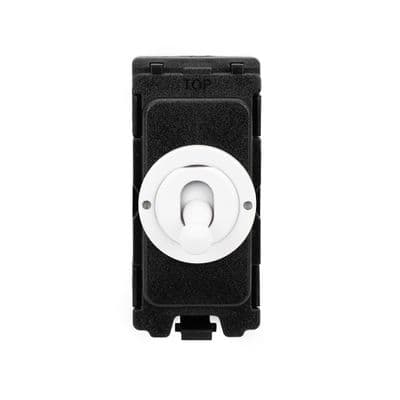 Soho White 20AX 2 Way CM Grid Toggle Switch Module SS-SH-00-SGP310-WP