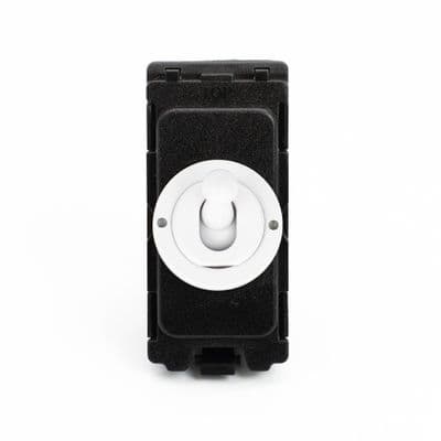 Soho White Dimming Toggle CM Grid Switch Module SS-SH-00-SGP156-WP