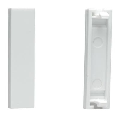 Varilight DHBW DataGrid White Half Blank Plate (Half DataGrid Space)