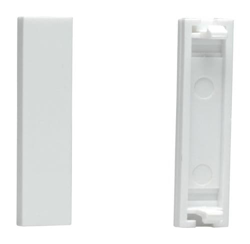 Varilight DHBW DataGrid White Half Blank Plate (Half DataGrid Space)