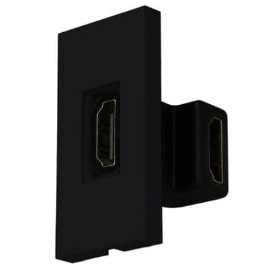 Varilight DHDMIAB DataGrid Black HDMI Adapter Angled (1 DataGrid Space)