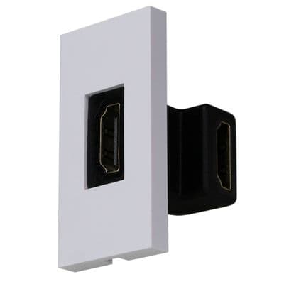 Varilight DHDMIAW DataGrid White HDMI Adapter Angled (1 DataGrid Space)