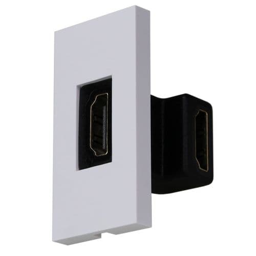 Varilight DHDMIAW DataGrid White HDMI Adapter Angled (1 DataGrid Space)