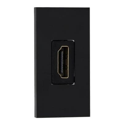 Varilight DHDMISB DataGrid Black HDMI Adapter Straight (1 DataGrid Space)