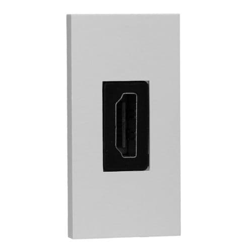 Varilight DHDMISW DataGrid White HDMI Adapter Straight (1 DataGrid Space)