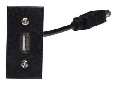 Varilight DUSBAB DataGrid Black USB-A Module (non-charging) (1 DataGrid Space)