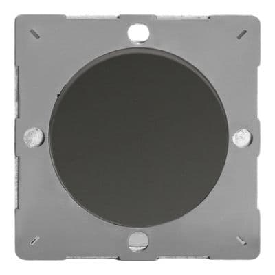 Varilight EGBI Euro Iridium Black VariGrid 1 Gang Blank Plate