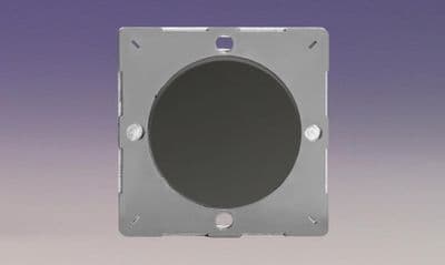 Varilight EGBI Euro Iridium Black VariGrid 1 Gang Blank Plate