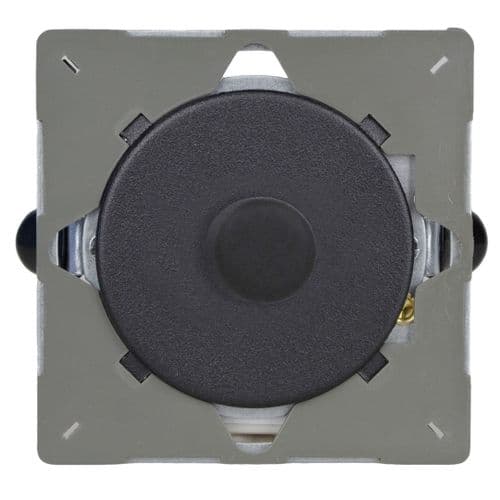 Varilight EGKP101Y.MB Euro VariGrid Matt Black 1 Gang 2W V-Com Push On/Off LED Dimmer 100W