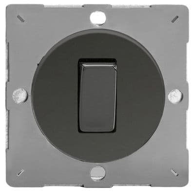 Varilight EGR1I Euro VariGrid Iridium 1 Gang 6A 1 Way Push-to-Make Retractive Switch