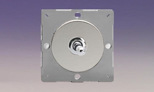 Varilight EGT7C Euro Polished Chrome VariGrid 1 Gang Intermediate Toggle Light Switch