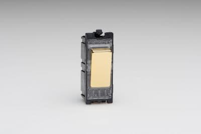 Varilight G103SV Powergrid Module Brass 10A Intermediate Switch