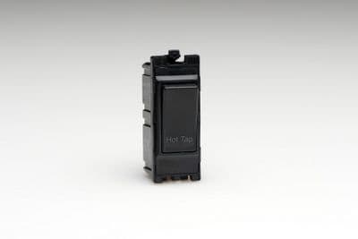 Varilight G201DB.HT PowerGrid Module Black 20A 1-Way Double Pole Switch 'Hot Tap'