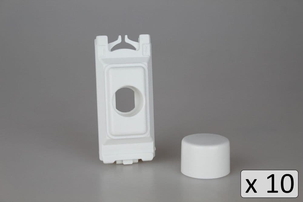 Varilight GAW.MK Multi-Grid White Dimmer Grid Adaptors MK Logic Plus (10-pack)