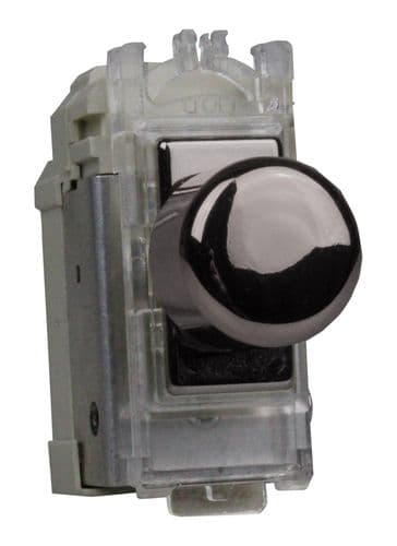 Varilight GKP180I Powergrid Module Iridium Black 2-Way Push-On/Off LED Dimmer 15-180W V-Com