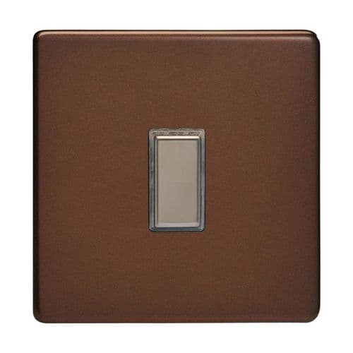 Varilight JDMES001S Screwless Mocha 1 Gang Touch Dimming Slave (use with V-Pro Master)