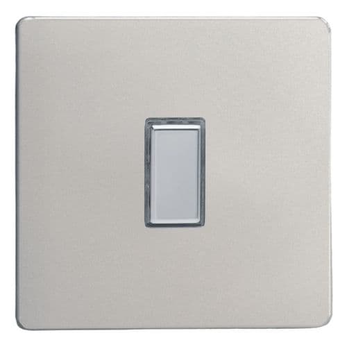 Varilight JDNES001S Screwless Satin Chrome 1 Gang Touch Dimming Slave (use with V-Pro Master)