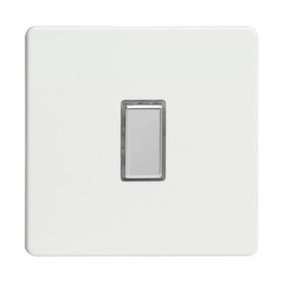 Varilight JDQES001S Screwless Premium White 1 Gang Touch Dimming Slave (use with V-Pro Master)