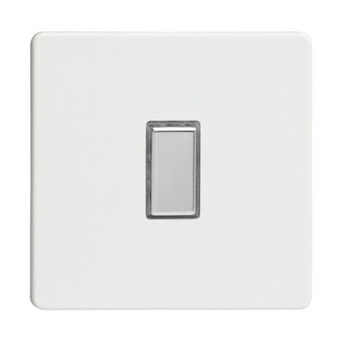 Varilight JDQES001S Screwless Premium White 1 Gang Touch Dimming Slave (use with V-Pro Master)