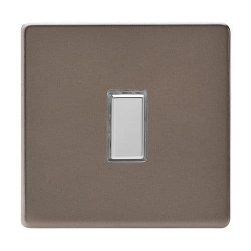 Varilight JDRES001S Screwless Pewter 1 Gang Touch Dimming Slave (use with V-Pro Master)