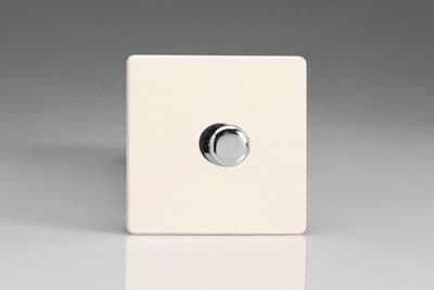 Varilight JDYM101S.PD Screwless Primed 1 Gang V-Pro Multi-Way Master LED Dimmer 120W