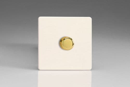 Varilight JDYM101VS.PD Screwless Primed 1 Gang V-Pro Multi-Way Master LED Dimmer 120W