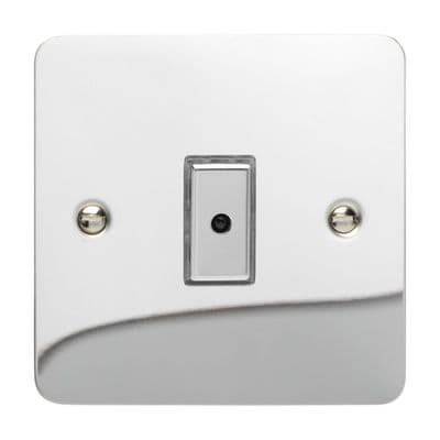 Varilight JFCE101 Ultraflat Polished Chrome 1 Gang V-Pro Remote/Touch Master LED Dimmer 0-100W