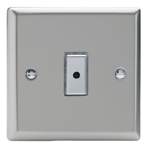 Varilight JNE101 Classic Satin Chrome 1 Gang V-Pro Remote/Touch Master LED Dimmer 0-100W
