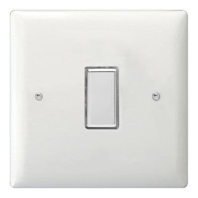 Varilight JOTS001C Value Polar White 1 Gang Touch Dimming Slave (use with V-Pro Master)