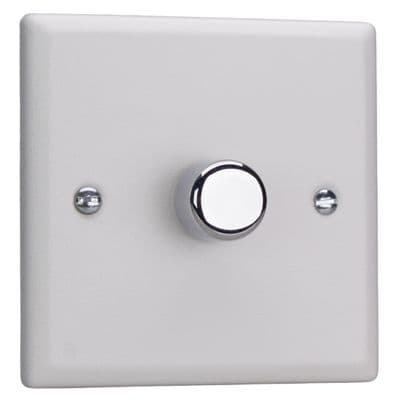 Varilight JYM101.CW Urban Chalk White 1 Gang V-Pro Multi-Way Master LED Dimmer 120W