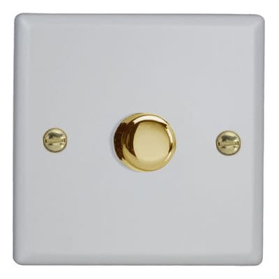 Varilight JYS1V.MW Vogue Matt White 1 Gang V-Pro Companion Controller