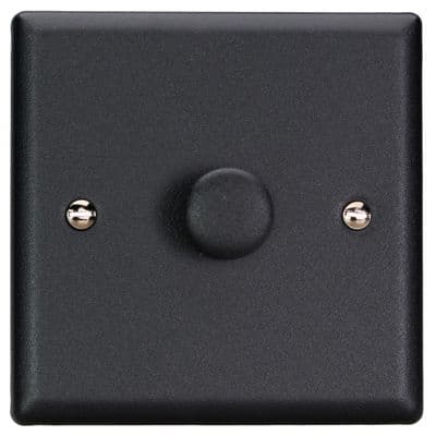Varilight JYSM101.MB Urban Matt Black 1 Gang V-Pro Smart Master WiFi LED Dimmer 120W