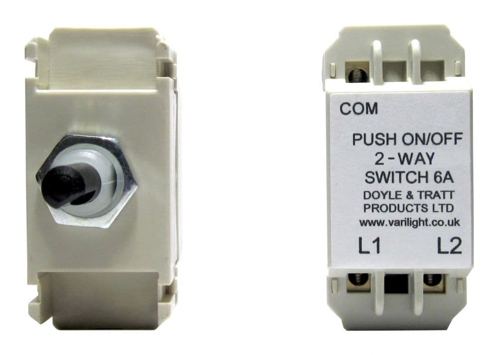 Varilight MH0 Dummy Dimmer Module 2-Way Push-On/Off Switch 6A