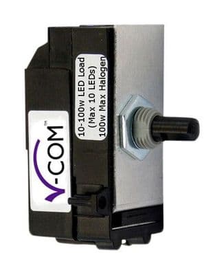 Varilight MKP100 Dimmer Modules 2-Way Push-On/Off LED 0-100W (max 10 LEDs) V-Com