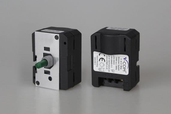 Varilight MKP220 V-Com 2 Way Push-On/Off Rotary LED Dimmer Module 15-220W (max 26 LEDs)