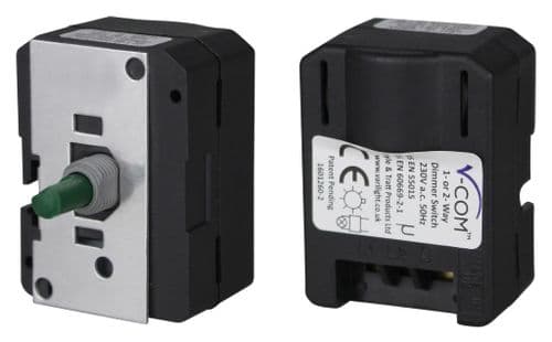 Varilight MKP400 Dimmer Module 2-Way Push-On/Off LED Dimmer 20-400W (1-40 LEDs) V-Com